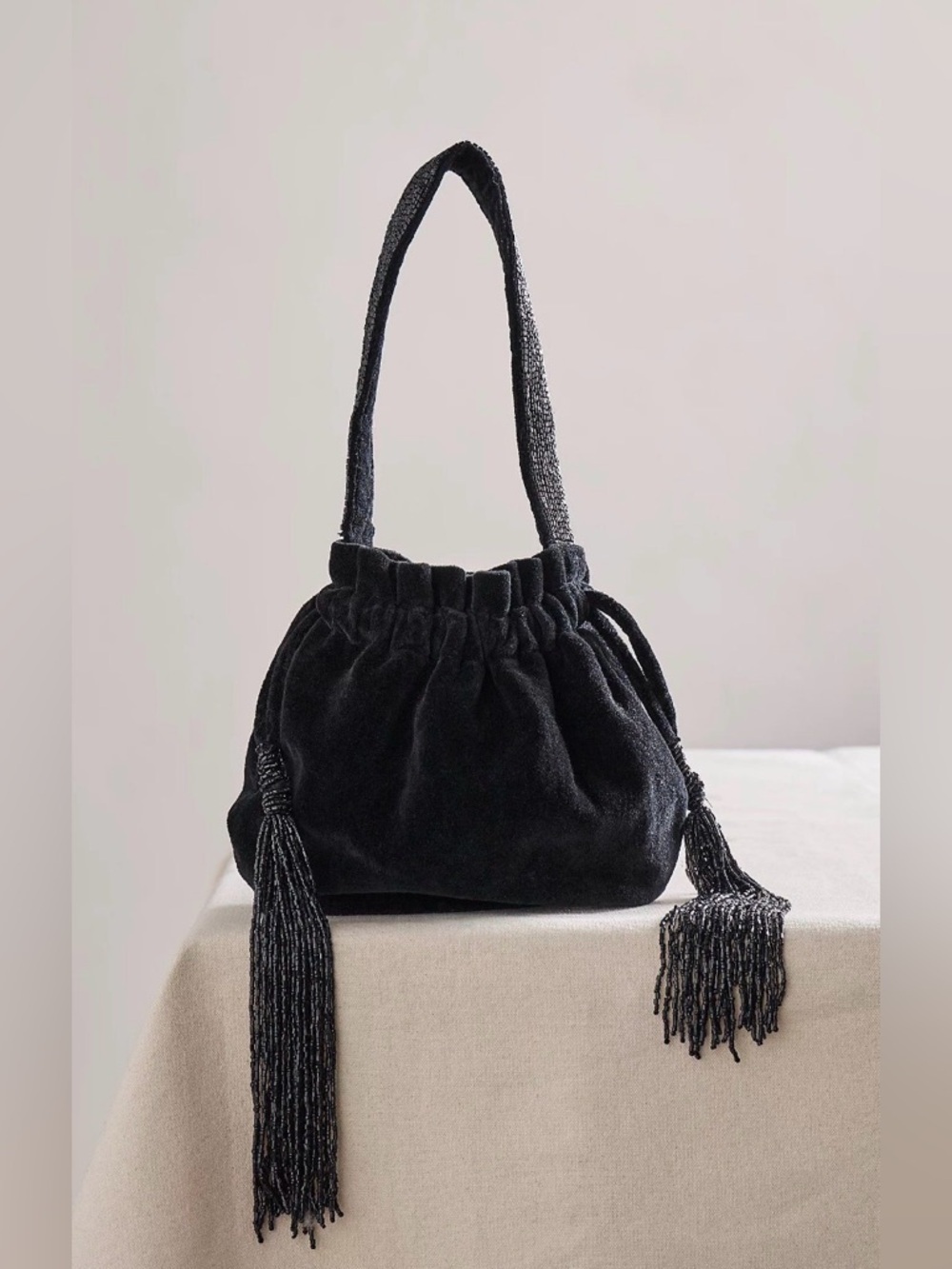 Free People Valentina Velvet Pouch